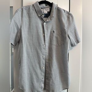 Penguin short sleeve button up shirt